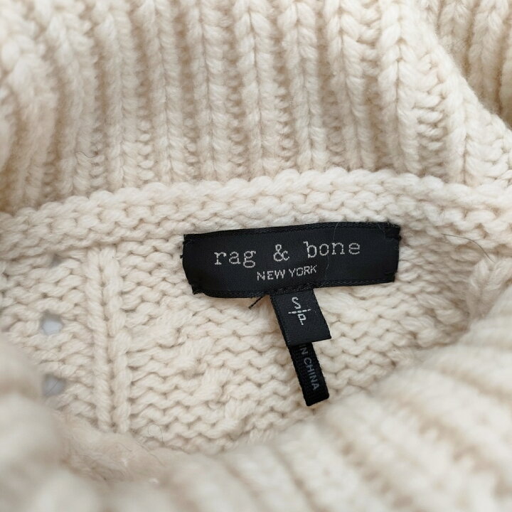 楽天市場】rag & bone ケーブル編み ノルディック柄 タートルネック 