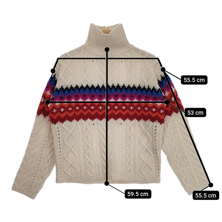 楽天市場】rag & bone ケーブル編み ノルディック柄 タートルネック 