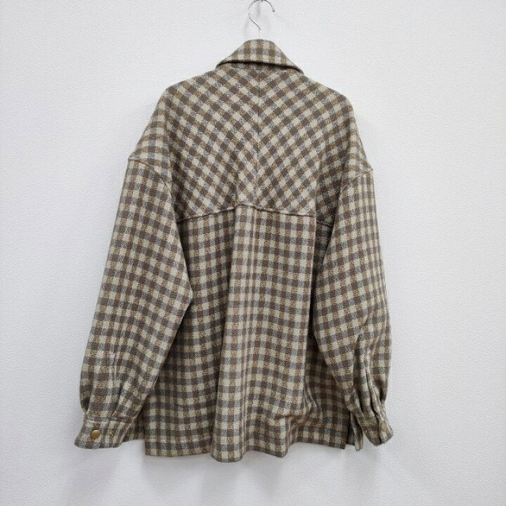 楽天市場】taupe 新品 定価41800円 Ring Wool Check CPO Jacket サイズ 