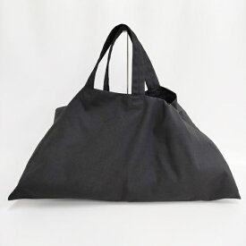 BLACK COMME des GARCONS 23SS ビッグトートバッグ ナイロンキャンバス 変形 アシメ トートバッグ ブラック メンズ ブラックコムデギャルソン【中古】3-1002G◎