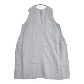nest Robe ブラックリネンバックVネックノースリーブワンピース 2wayドレス ワンピース ライトブルー レディース ネストローブ【中古】6-0619M