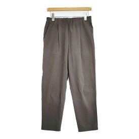 evam eva narrow tuck pants サイズ2 定価20900円 E221T022 イージー パンツ 22SS ストーングレー レディース エヴァムエヴァ【中古】6-0619G