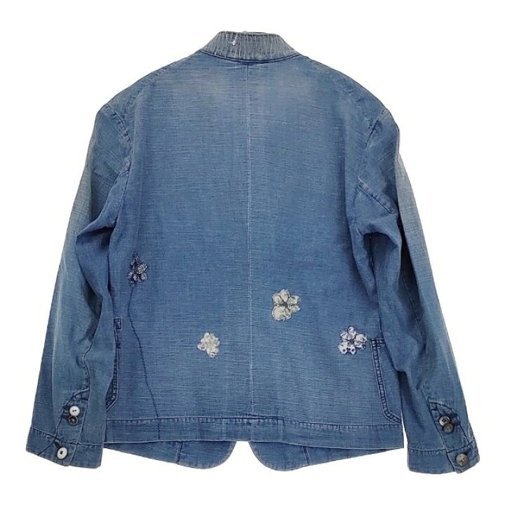 楽天市場】45R/45rpm 再び・秋空加工パッチ付き ゴマデニムの908オール  