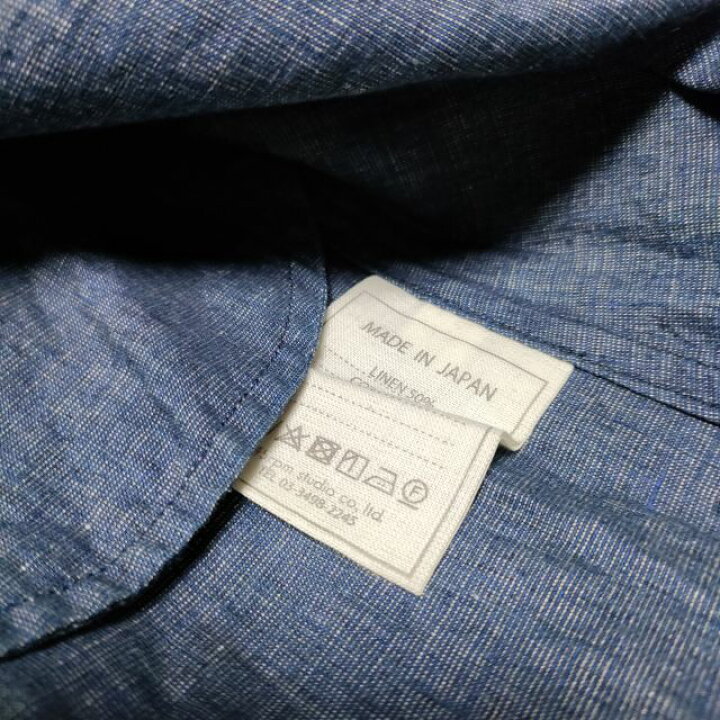 楽天市場】45R/45rpm インディゴコットンリネンハケ目DRESS 定価39600  