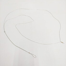 DAN TOMIMATSU 新品 Rope Sew Necklace Silver silver925 K18 yellow gold ネックレス 24SS シルバー ダントミマツ/富松暖【中古】4-0304G♪