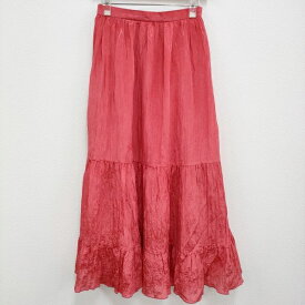 ROPE' フレアスカート サイズ38 ロングスカート ピンク レディース ロペ【中古】3-0905M♪