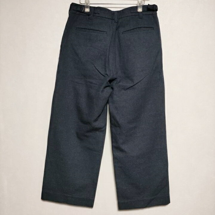 楽天市場】nuterm Wide Trousers ワイドトラウザー ウールコットン 