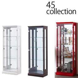 45コレクションボードコレクションケースキュリオケースショーケースフィギュアディスプレイラックケース棚ボードショーケースキャビネット壁面収納幅45cm高さ128cm完成品