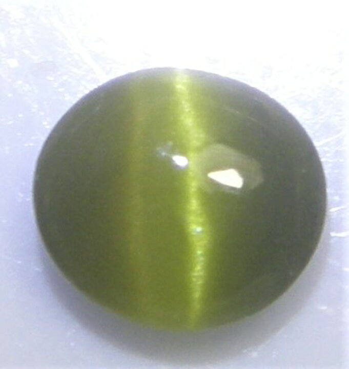 楽天市場】天然石 グリーンクリソベリルキャッツアイ0．55ct 