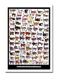 �C���e���A�A�[�g Vittorio 100 Cats and a Mouse �q���t AN-10612 �X�� �J�t�F ���E���W ���r�[ �z�e�� �@�l kar-3097127s1 �A�[�g�p�l�� �A�[�g�{�[�h �ǎ� �����t�B���� �������� �k�� ���_�� �Ƌ� �C���e