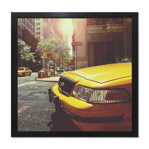 �C���e���A�A�[�g RAKUDECO ���N�f�R�V���[�Y Yellow Cab �u���b�N RD-1004 �X�� �J�t�F ���E���W ���r�[ �z�e�� �@�l kar-5620950s2 �A�[�g�p�l�� �A�[�g�{�[�h �ǎ� �����t�B���� �������� �k�� ���_�� 