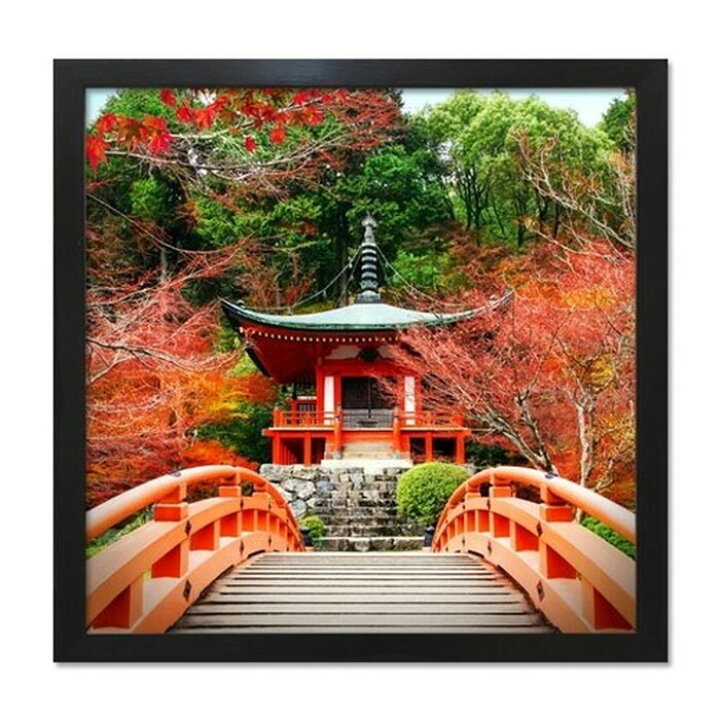 楽天市場】インテリアアート RAKUDECO ラクデコシリーズ 紅葉 ブラック 