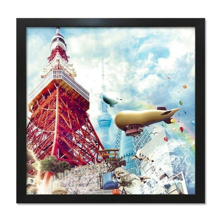 楽天市場】インテリアアート RAKUDECO ラクデコシリーズ 東京タワー 
