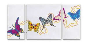 CANVAS ART �L�����o�X�A�[�g Butterfly �o�^�t���C L�T�C�Y W1000×H500 3���g US-4003 �X�� �J�t�F ���E���W ���r�[ �z�e�� �@�l kar-5620996s2 �A�[�g�p�l�� �A�[�g�{�[�h �ǎ� �����t�B���� �������� �k�� 