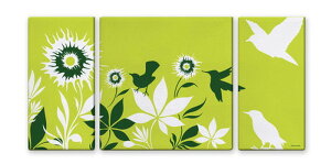 CANVAS ART �L�����o�X�A�[�g Spring Garden M�T�C�Y W600×H300 3���g US-3005 �X�� �J�t�F ���E���W ���r�[ �z�e�� �@�l kar-5620998s1 �A�[�g�p�l�� �A�[�g�{�[�h �ǎ� �����t�B���� �������� �k�� ���_�� ��