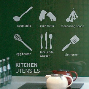 Mini Wall Stickers ~jEH[XebJ[ Kitchen Pattern OSH-9015 X JtF EW r[ ze @l kar-4046015s1 EH[XebJ[ V[ ǎ tB  k _ Ƌ C