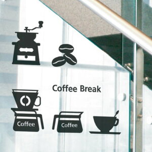 Mini Wall Stickers �~�j�E�H�[���X�e�b�J�[ Cafe Pattern OSH-9016 �X�� �J�t�F ���E���W ���r�[ �z�e�� �@�l kar-4046016s1 �E�H�[���X�e�b�J�[ �V�[�� �ǎ� �����t�B���� �������� �k�� ���_�� �Ƌ� �C���e