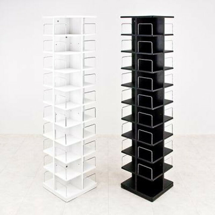 楽天市場 Cd Dvd 収納 回転式 マルチタワーラック Sk Lci144 送料無料 北欧 モダン 家具 インテリア ナチュラル テイスト 新生活 オススメ おしゃれ 後払い 収納 棚 ラック シェルフ ディスプレイラック キャビネット 見せる 家具 インテリアのジェンコ