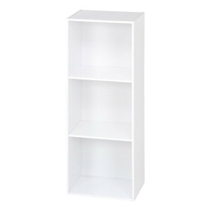 カラーボックス 3段 A4対応 ホワイト HP943 A4 WH fj-96570 カラーボックス 本棚 ラック カラーボックス 収納 家具 送料無料 北欧 モダン 家具 インテリア ナチュラル テイスト 新生活 オススメ おし