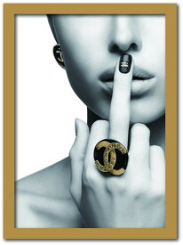 シャネル CHANEL Fashion Photography series FS-2002NA-A3 フレームカラー ナチュラル サイズ A3 店舗 カフェ ラウンジ ロビー ホテル 法人 kar-7486250S8 アートパネル アートボード 壁紙 装飾フィルム 送料無料 北欧 モダン