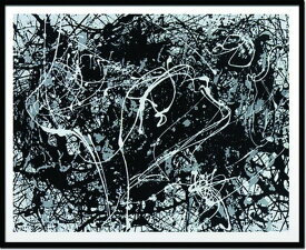 アートフレーム ジャクソン・ポロック Jackson Pollock Number 33 1949 Silkscreen 1130x860x30mm IJP-14391 bic-6942437s1 アートパネル アートボード 壁紙 装飾フィルム 送料無料 北欧 モダン 家具 インテリア ナチュラル テイスト 新生活 オススメ おしゃれ 後払
