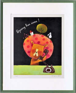 �A�[�g�t���[�� �M�� �z�q Spring has come! 2 368x444x20mm ZYY-61257 bic-6942841s1 �A�[�g�p�l�� �A�[�g�{�[�h �ǎ� �����t�B���� �������� �k�� ���_�� �Ƌ� �C���e���A �i�`������ �e�C�X�g �V���� �I�X