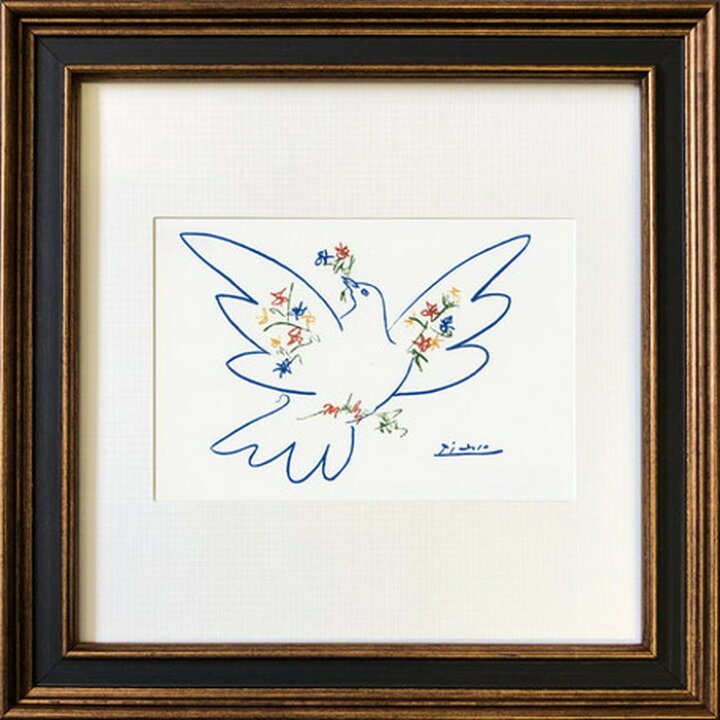 楽天市場 アートフレーム 名画 パブロ ピカソ Square Frame 平和のはと 241x241xmm Zfa Bic s1 アートパネル アートボード 壁紙 装飾フィルム 送料無料 北欧 モダン 家具 インテリア ナチュラル テイスト 新生活 オススメ おしゃれ 後払い 家具