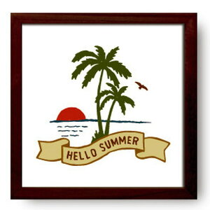 �T�C���t���[�� SIGN FRAME Hello Summer 220x220x20mm ZSF-52137 bic-7088739s1 �A�[�g�p�l�� �A�[�g�{�[�h �ǎ� �����t�B���� �������� �k�� ���_�� �Ƌ� �C���e���A �i�`������ �e�C�X�g �V���� �I�X�X�� ��