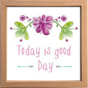 �T�C���t���[�� SIGN FRAME Today is good Day 220x220x20mm ZSF-52341 bic-7088751s1 �A�[�g�p�l�� �A�[�g�{�[�h �ǎ� �����t�B���� �������� �k�� ���_�� �Ƌ� �C���e���A �i�`������ �e�C�X�g �V���� �I�X�X��