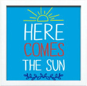 �T�C���t���[�� SIGN FRAME HERE CIMES THE SUN 220x220x20mm ZSF-52365 bic-7088752s1 �A�[�g�p�l�� �A�[�g�{�[�h �ǎ� �����t�B���� �������� �k�� ���_�� �Ƌ� �C���e���A �i�`������ �e�C�X�g �V���� �I�X�X