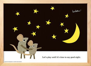 �A�[�g�t���[�� ���I�E���I�[�j Leo Lionni Lets Play Good Night Lets Play Good Night 387x280x17mm ZLL-61863 bic-7092155s1 �A�[�g�p�l�� �A�[�g�{�[�h �ǎ� �����t�B���� �������� �k�� ���_�� �Ƌ� �C���e���A �i