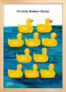 �A�[�g�t���[�� �G���b�N�E�J�[�� �i�`�������t���[�� Eric Carle 10 Little Rubber Ducks 10 Little Rubber Ducks 280x387x17mm ZEC-61871 bic-7399013s1 �A�[�g�p�l�� �A�[�g�{�[�h �ǎ� �����t�B���� �������� �k�� ��