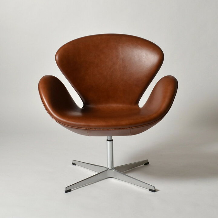 楽天市場】スワンチェア Swan Chair 本革 アンティーク調レザー リ 