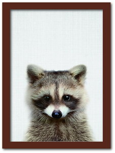 Animal Children series Raccoon �^�k�L CB 2004BR �t���[���J���[�F�u���E�� �T�C�Y�FA3 �X�� �J�t�F ���E���W ���r�[ �z�e�� �@�l kar-8238786s7 �A�[�g�p�l�� �A�[�g�{�[�h �ǎ� �����t�B���� �������� �k