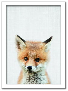 Animal Children series Fox �L�c�l CB 2005WH �t���[���J���[�F�z���C�g �T�C�Y�FA3 �X�� �J�t�F ���E���W ���r�[ �z�e�� �@�l kar-8238792s6 �A�[�g�p�l�� �A�[�g�{�[�h �ǎ� �����t�B���� �������� �k�� 