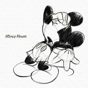 ~bL[ fBYj[ Mickey Mouse MTCY 30cm×30cm A[gpl t@ubNpl A[g{[h Ǌ| { bsOt X JtF EW r[ ze @l lib-dsn-0006-m A[gp