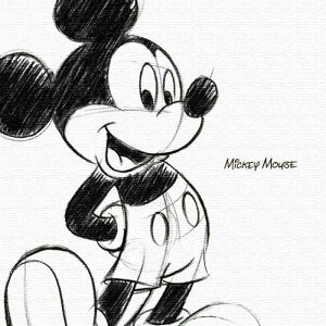 ~bL[ fBYj[ Mickey Mouse MTCY 30cm×30cm A[gpl t@ubNpl A[g{[h Ǌ| { bsOt X JtF EW r[ ze @l lib-dsn-0008-m A[gp