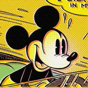 ~bL[ fBYj[ Mickey Mouse MTCY 30cm×30cm A[gpl t@ubNpl A[g{[h Ǌ| { bsOt X JtF EW r[ ze @l lib-dsn-0020-m A[gp
