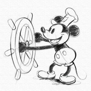 ~bL[ fBYj[ Mickey Mouse MTCY 30cm×30cm A[gpl t@ubNpl A[g{[h Ǌ| { bsOt X JtF EW r[ ze @l lib-dsn-0143-m A[gp