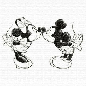 ~bL[ ~j[ fBYj[ Mickey Mouse MTCY 30cm×30cm A[gpl t@ubNpl A[g{[h Ǌ| { bsOt X JtF EW r[ ze @l lib-dsn-0152-m 