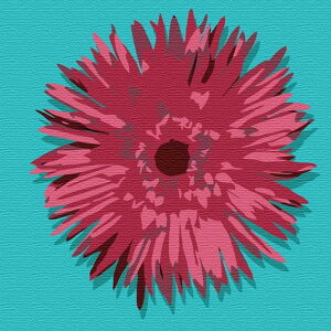 �ԃ��`�[�t FLOWER XL�T�C�Y 100cm×100cm �A�[�g�p�l�� �t�@�u���b�N�p�l�� �A�[�g�{�[�h �Ǌ|�� ���{�� ���b�s���O�t�� �X�� �J�t�F ���E���W ���r�[ �z�e�� �@�l lib-pop-0031-blu-xl �A�[�g�p�l�� �A