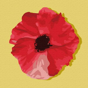 ԃ`[t FLOWER LTCY 57cm×57cm A[gpl t@ubNpl A[g{[h Ǌ| { bsOt X JtF EW r[ ze @l lib-pop-0031-ye-l A[gpl A[g