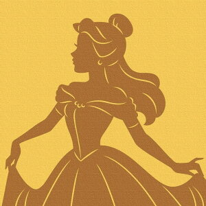ディズニー ベル 30cm × 30cm ディズニープリンセス dsny-2011-08 Mサイズ アートパネル ファブリックパネル アートボード 壁掛け 日本製 ラッピング付き 店舗 カフェ ラウンジ ロビー ホテル 法人