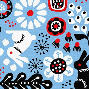 Kinpro design �k�� XL�T�C�Y 100cm×100cm �A�[�g�p�l�� �t�@�u���b�N�p�l�� �A�[�g�{�[�h �Ǌ|�� ���{�� ���b�s���O�t�� �X�� �J�t�F ���E���W ���r�[ �z�e�� �@�l lib-kpr-0005-blu-xl �A�[�g�p�l�� �A�[