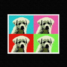 犬モチーフ ANIMAL XLサイズ 100cm×100cm アートパネル ファブリックパネル アートボード インテリアパネル 壁掛け 日本製 ラッピング付き lib-pop-0019-xl アートパネル アートボード 壁紙 装飾フィルム 送料無料 北欧 モダン 家具 インテリア ナチュラル テイスト
