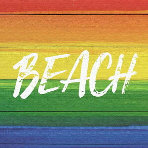 レインボー ハワイ BEACH popa-1703-02 Lサイズ 57cm×57cm アートパネル ファブリックパネル アートボード 壁掛け 日本製 ラッピング付き 店舗 カフェ ラウンジ ロビー ホテル 法人 lib-popa-1703-02-l ア