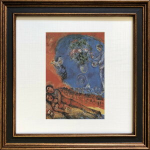 A[gt[  VK[ Marc Chagall Square Frame Couple of lovers on a red backgroung ZFA-62143 bic-8985866s1 A[gpl A[g{[h ǎ tB  k _ Ƌ CeA i`
