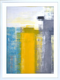 キャンバスアート Abstract Art Teal and Yellow Abstract Art Painting IAA-52929 bic-9686482s1 アートパネル アートボード 壁紙 装飾フィルム 北欧 モダン 家具 インテリア ナチュラル テイスト 新生活 オススメ おしゃれ