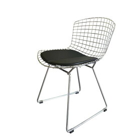 ハリー・ベルトイア ワイヤーチェア Wire Chair PUクッション 保証付 pr-art-j001 デスク用チェア オフィスチェア オフィス家具 送料無料 北欧 モダン 家具 インテリア ナチュラル テイスト 新生活 オススメ おしゃれ 後払い