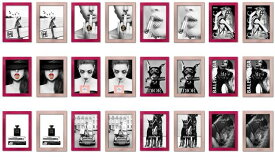シャネル ルイヴィトン グッチ ディオール バレンシアガ ジバンシー カルティエ ファッションシリーズ アート ピンクバージョン A4 サイズ kar-fs-1000-pink アートパネル アートボード 壁紙 装飾フィルム 送料無料 北欧 モダン 家具 インテリア ナチュラル テイスト